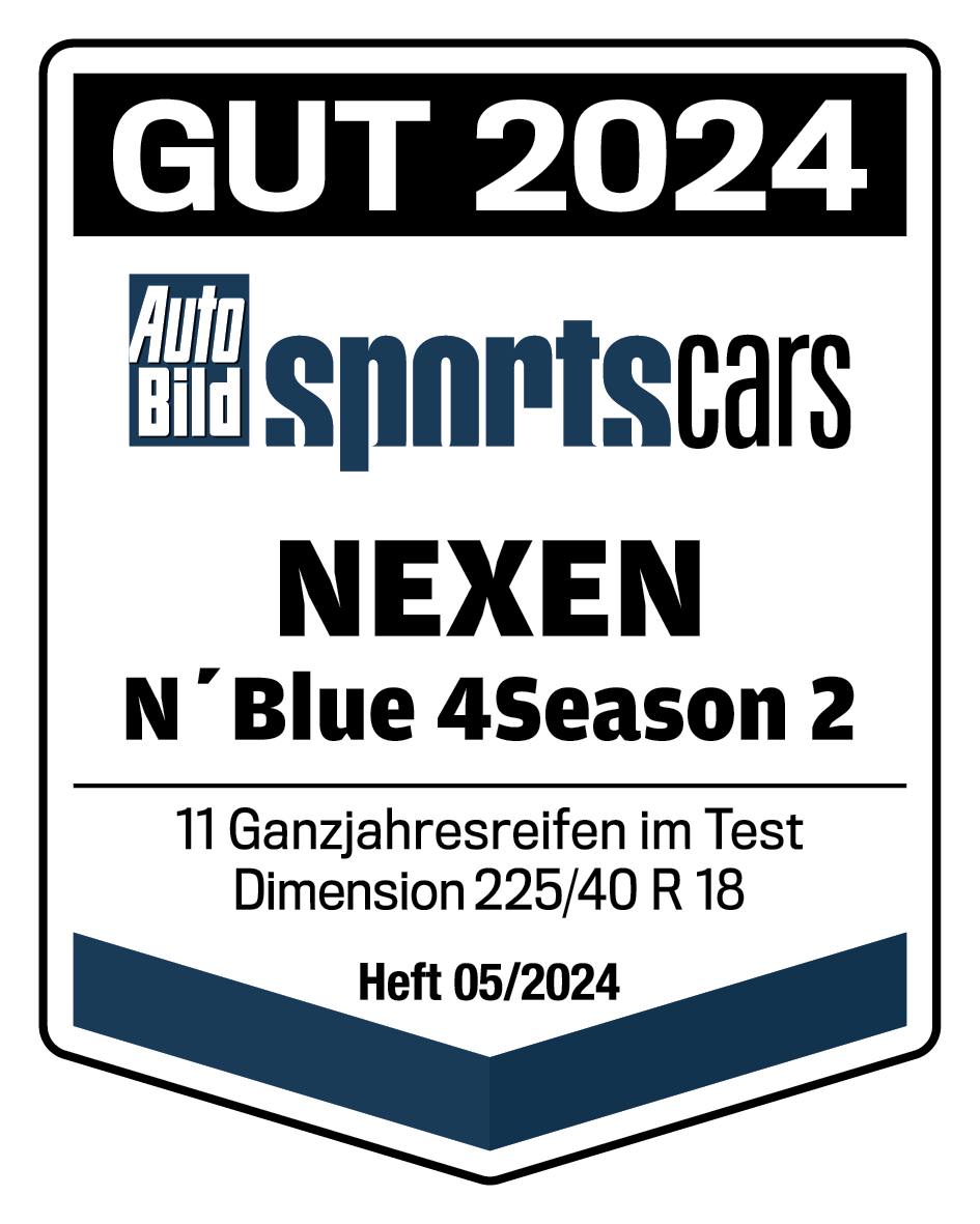 NEXEN N'Blue 4Season 2 – Auto Bild Sports Cars Gut 2024